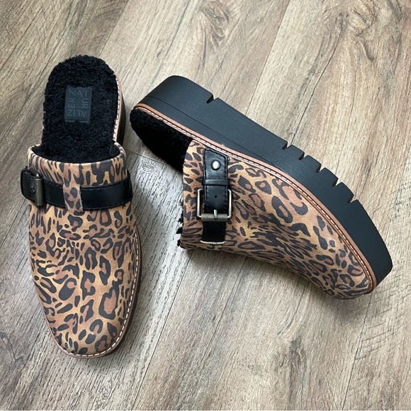 Naturalizer‎ Wayde Cheetah Print Slip-On Clog - Picture 1 of 12